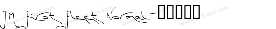 TM First Fleet Normal字体转换